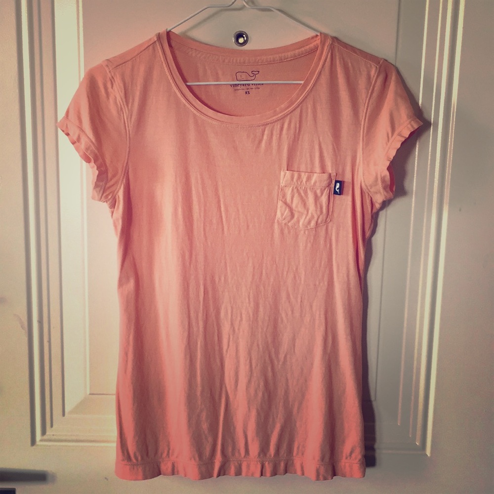 Peach tee